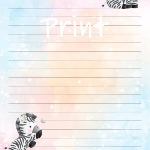 Schrijfblok Zebra